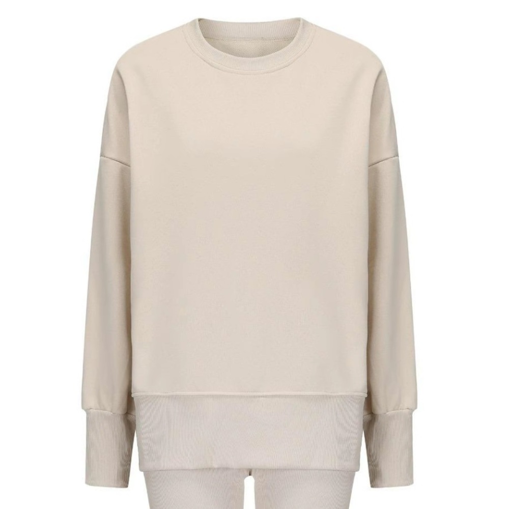Cream Sweatshirt (Size M)